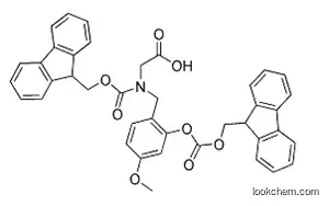 Molecular Structure of 148515-84-8 (Fmoc-(FmocHmb)Gly-OH)